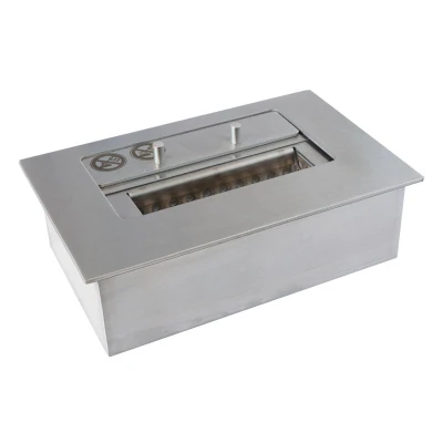 Serbatoi per bioetanolo - capacità 1,5 litri Recipiente per bioetanolo con capacità di 1,5 litri in acciaio