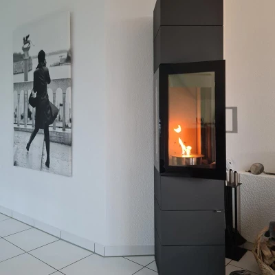 Bruciatore Rotondo a Bioetanolo Bruciatore Rotondo con capacità di 2,5 L