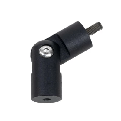 Staffa inclinata Ottawa/Halifax - Nero | ScandiFlames Staffa inclinata Ottawa/Halifax nera per caminetti a bioetanolo ScandiFlames