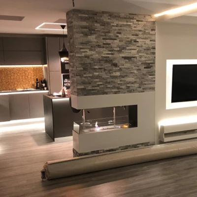 Bruciatore superior 5 litri L: 100 cm