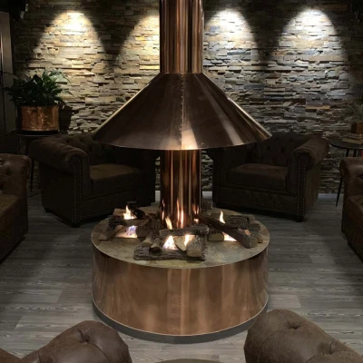 Bruciatore a bioetanolo Deluxe da 2 L e 32 cm