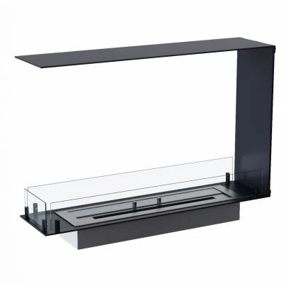 Foco Room Divider 800 Slim Foco Room Divider 800  Slim camino bioetanolo da incasso