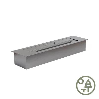 Ude Superior brænder med kant i stål 2,5L Udendoers braendkar Superior 2,5L med kant i staal