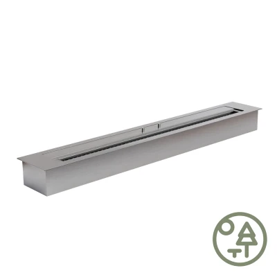 Bio pejs kar udendørs Bruciatore a bioetanolo Superiore da esterni - 4 L - 80 cm in acciaio