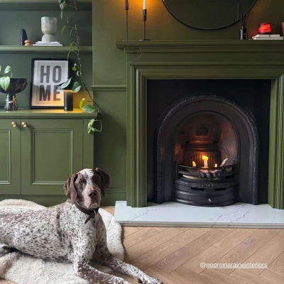 Deluxe brandkammer 1L til biopejs 1,0 liters bioethanol brandkammer deluxe