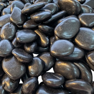 5 kg di Pietre Decorative Nere per Camini a Bioetanolo