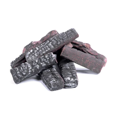 Legno ceramico decorativo per biocamini - 8 pezzi Legno ceramico decorativo per biocamini - 8 pezzi