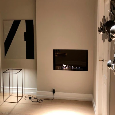 Foco Two 800 biocamino da incasso 2 lati Foco Two 800 camino bioetanolo da incasso