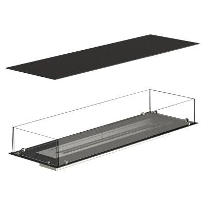 Foco Four 1200 camino bioetanolo da incasso su 4 lati Foco Four 1200 biocamino su 4 lati