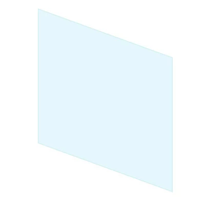 Vetro a fondo pieno da 800 mm | Anche altre misure Lastra in vetro a fondo pieno - 800 mm