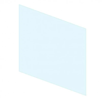 FOCO Fires Vetro Completo 1000 mm - Accessorio per Caminetti Vetro completo su un lato FOCO Fires 1000 mm per caminetti a bioetanolo