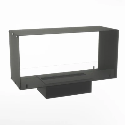 Foco Myst Two 1000 - Camino a vapore da incasso a due lati con effetto fiamma realistico