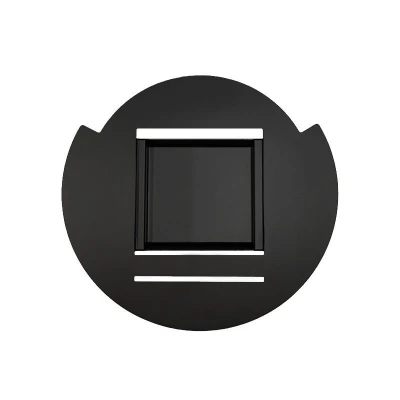 Piastra di montaggio nera di Cocoon Fires