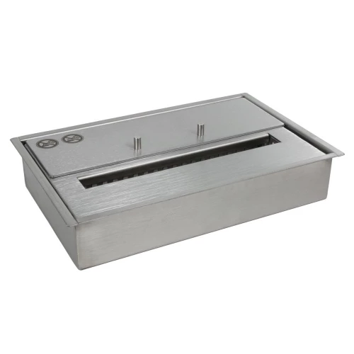 Braciere Deluxe in acciaio con bordo