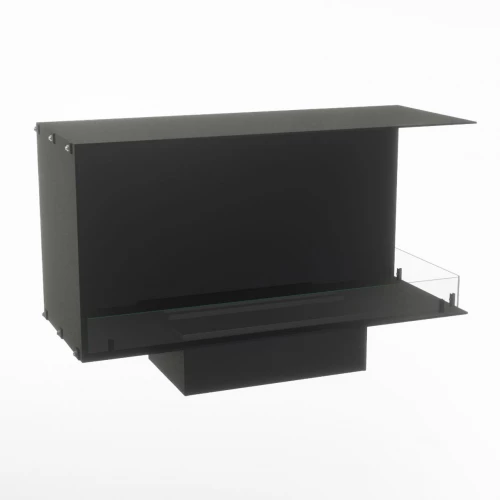 Foco Myst Corner 1000 - Camino a vapore angolare da incasso trasparente