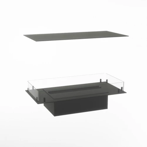 Foco Myst Four 800 - Camino ad isola a vapore acqueo elegante e moderno