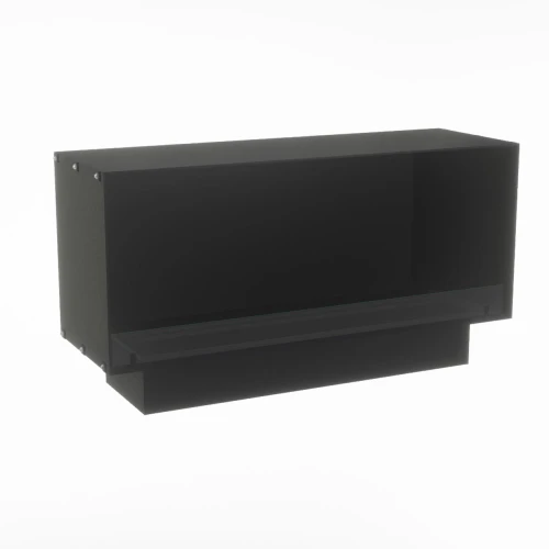 Foco Myst One 1200 - Camino a vapore frontale nero da incasso