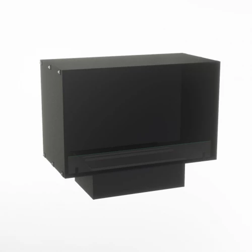 Foco Myst One 800 - Camino a vapore da incasso frontale nero