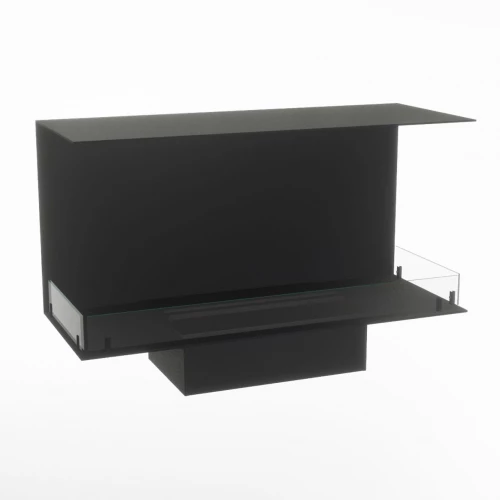 Foco Myst Three 1000 - Camino a vapore trifacciale nero da incasso