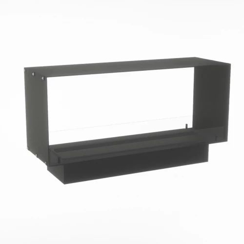 Foco Myst Two 1200 - Camino a vapore da incasso trasparente con design moderno