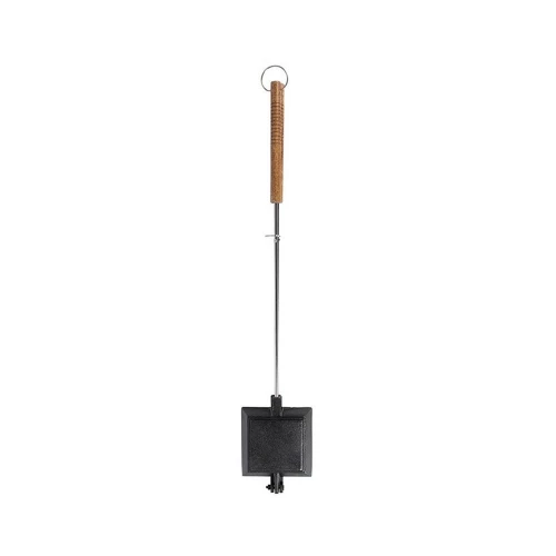 Pinza per Toast da Fuoco - Accessorio da esterno Pinza per toast da fuoco nera per cucinare all'aperto