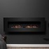 Nero 1450 - Biocamino da parete nero di Icon Fires, design moderno