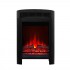 Camino elettrico freestanding nero compatto di ScandiFlames Electric