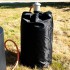 Copertura per bombola del gas nera - accessorio per caminetti a gas da esterno