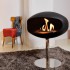 Biocamino Cocoon Pedestal in nero