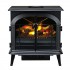 Caminetto ad acqua Stockbridge nero