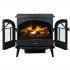 Caminetto ad acqua Stockbridge nero