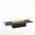 Bruciatore a vapore Foco Myst Free 1000 nero con base da incasso