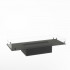 Bruciatore a vapore Foco Myst Free 1000 nero con base da incasso