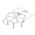 Bruciatore a gas automatico Planika Galio Star Insert per progetti di caminetti fai-da-te all'aperto