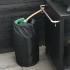 Copertura per bombola del gas nera - accessorio per caminetti a gas da esterno