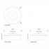 Icon Fires bruciatore rotondo in acciaio inossidabile da 38 cm