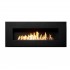 Nero 1450 - Biocamino da parete nero di Icon Fires, design moderno