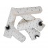 Legno di betulla ceramico decorativo - 6 pezzi
