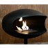 Piedistallo Cocoon in nero con base nera