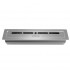 Bruciatore a bioetanolo Slimline 500 di Icon Fires in acciaio inossidabile