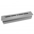 Bruciatore a bioetanolo Slimline 500 di Icon Fires in acciaio inossidabile