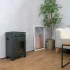 Camino elettrico freestanding nero compatto di ScandiFlames Electric