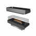 Forma Island Prime Fire - biocamino da incasso nero di Planika Fires