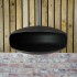 Camino a soffitto nero UFO-50 Hein & Haugaard artigianale